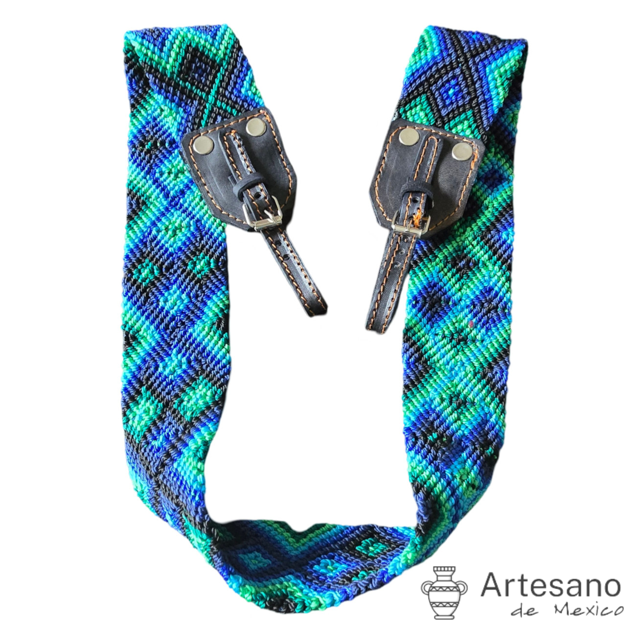 Mexican hand braided camera strap
