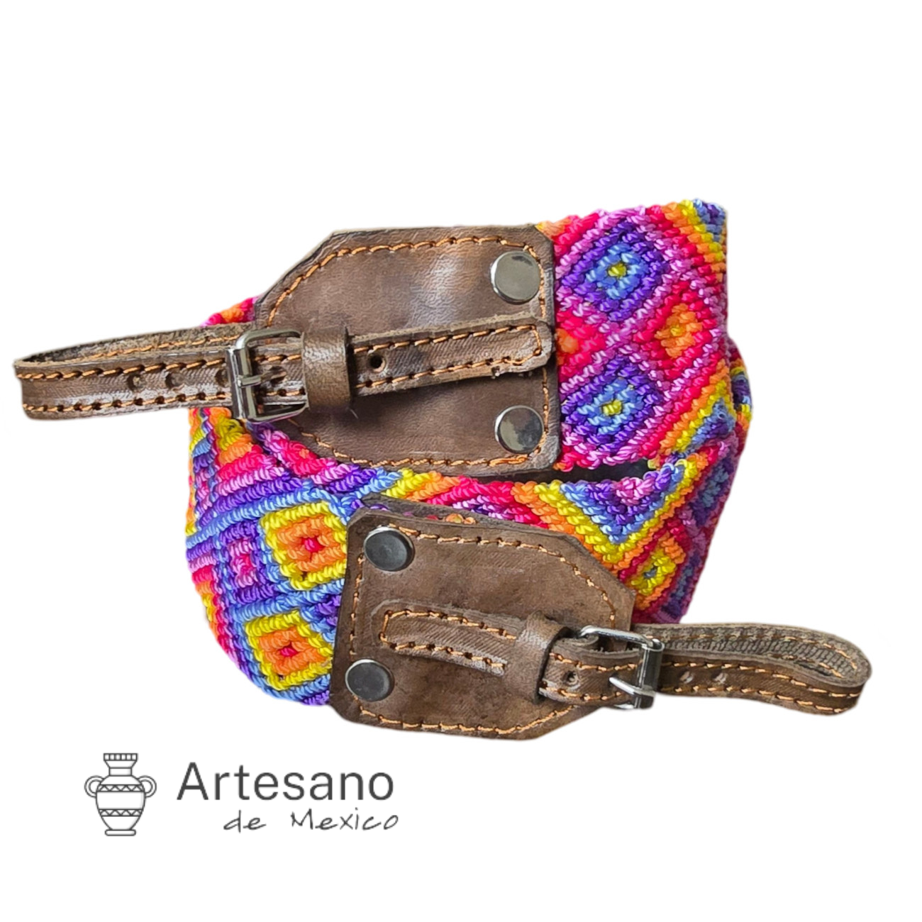 Mexican hand braided camera strap