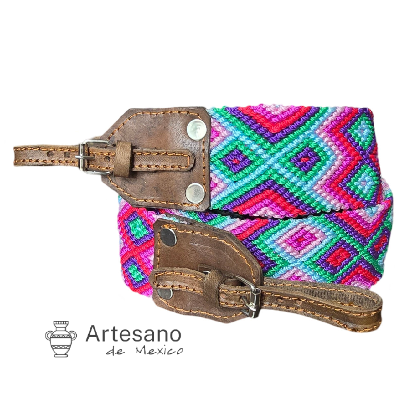 Mexican hand braided camera strap