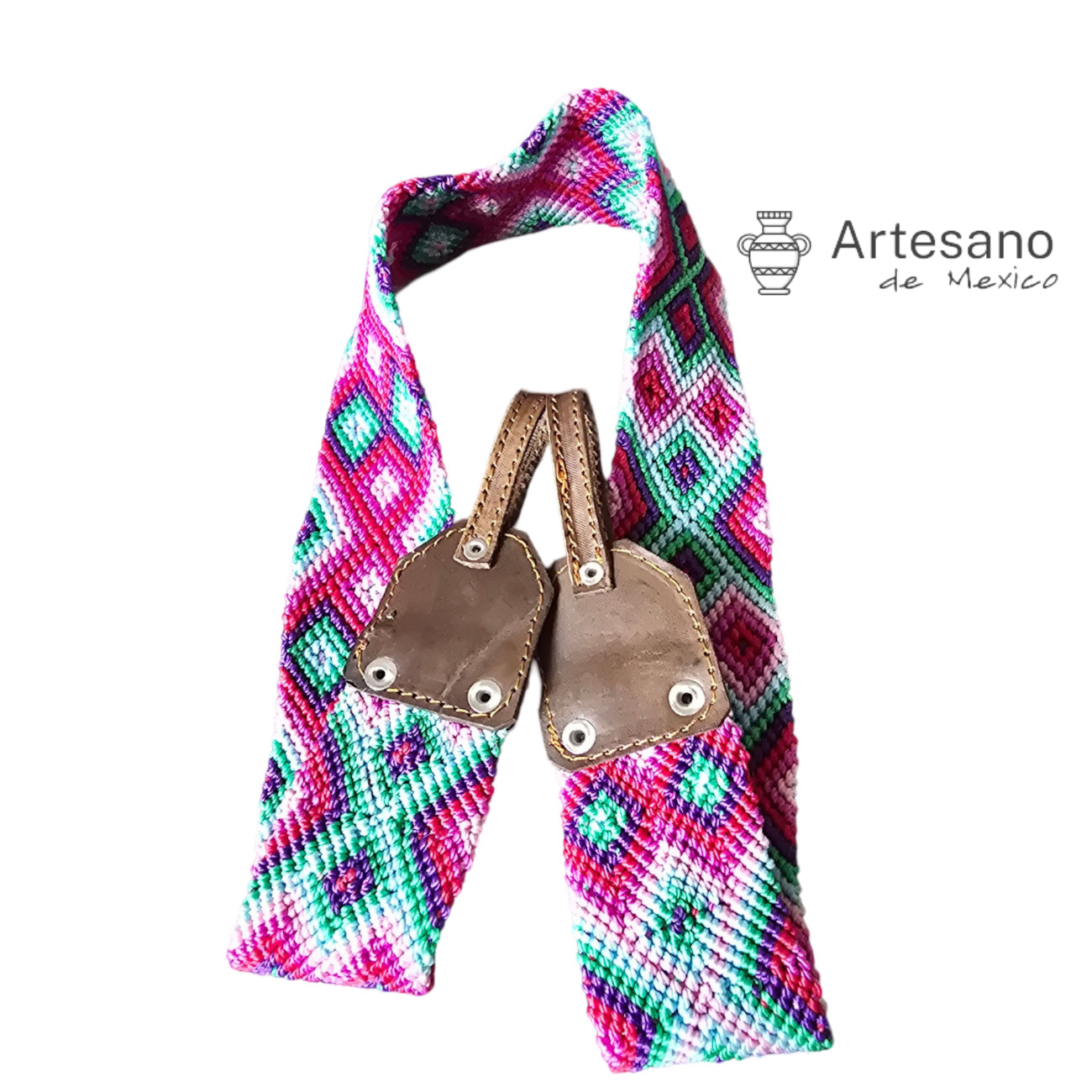 Mexican hand braided camera strap