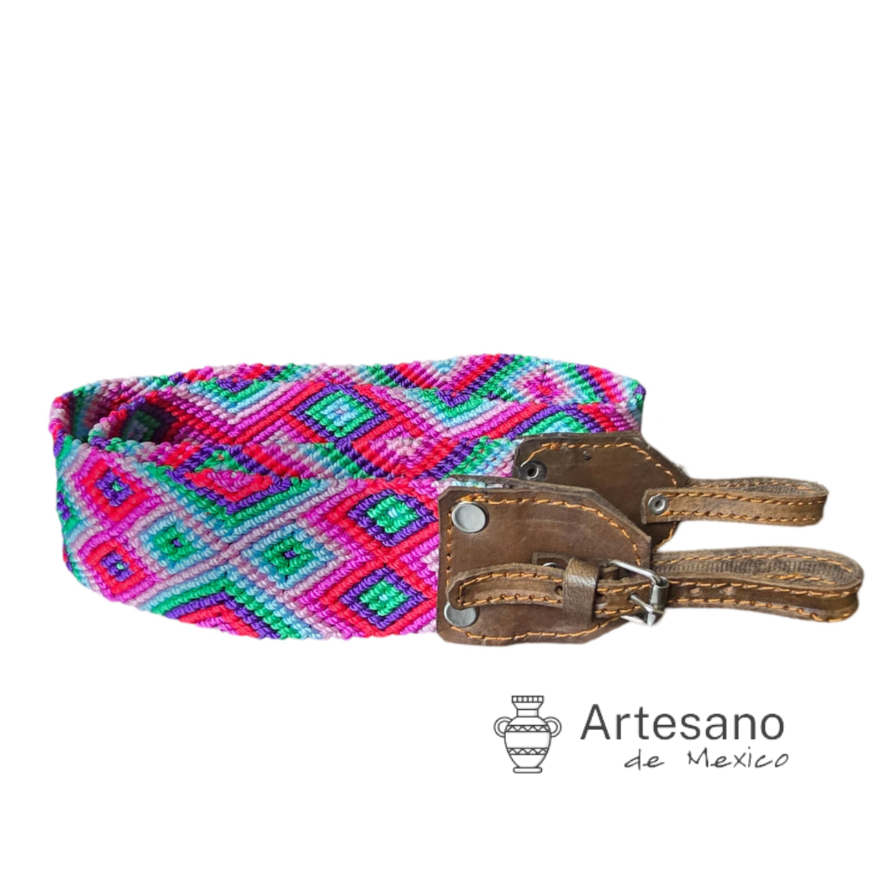 Mexican hand braided camera strap