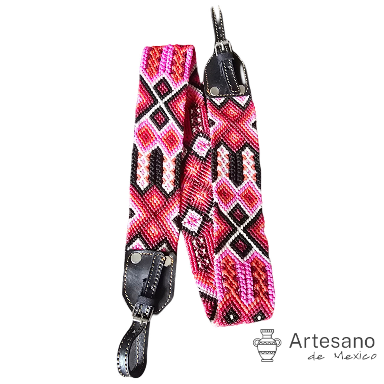 Mexican hand braided camera strap