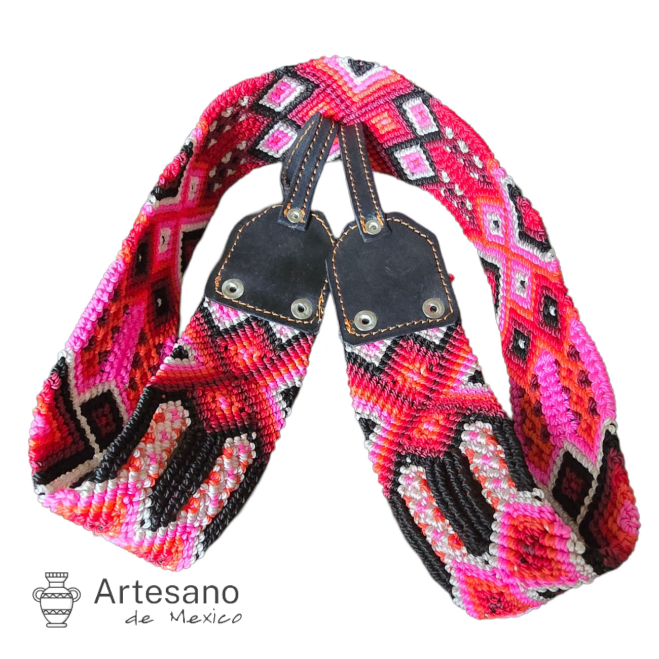 Mexican hand braided camera strap