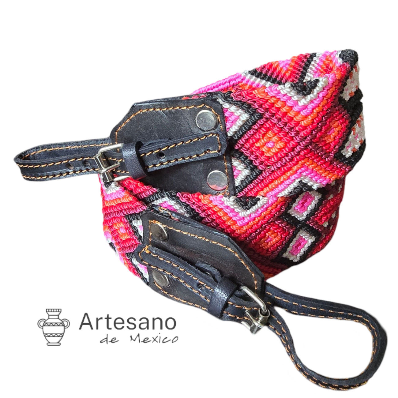Mexican hand braided camera strap