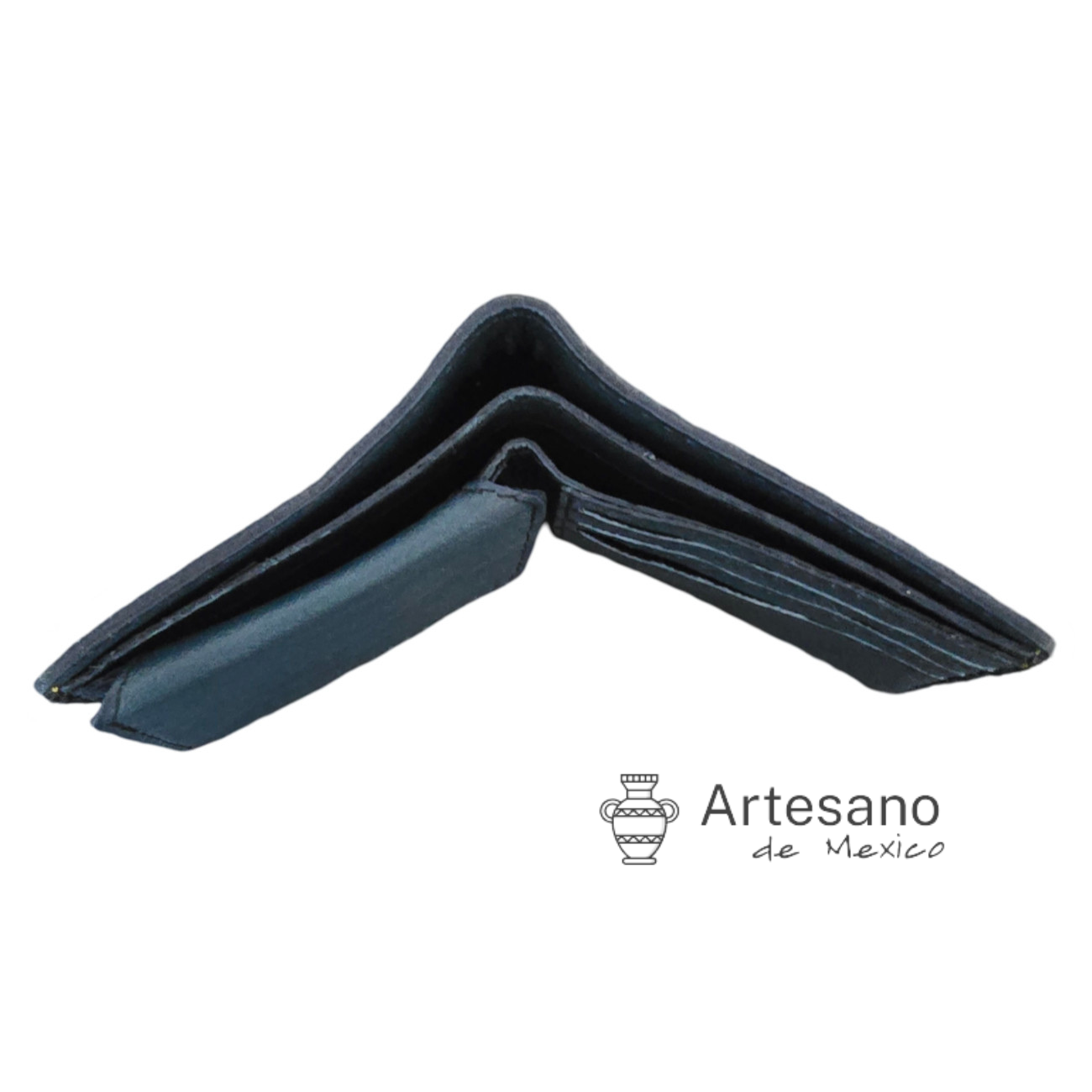 Authentic handmade yellow blue leather wallet Club América