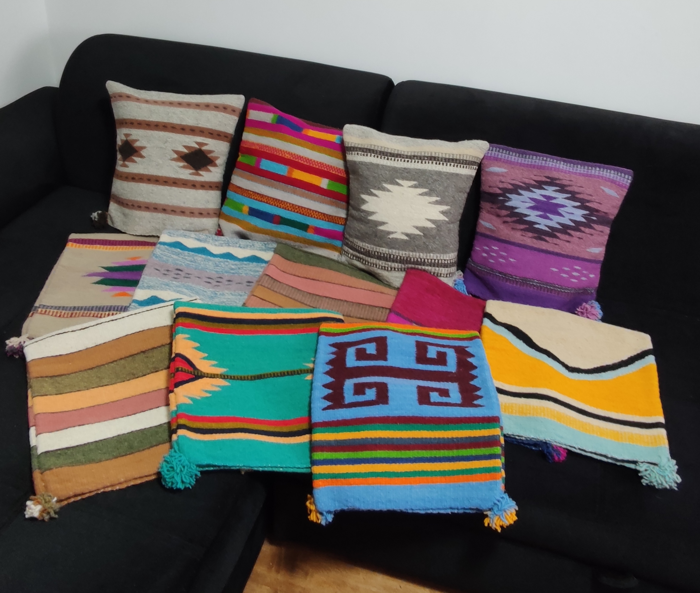 Authentic handwoven Mexican Pillowcase