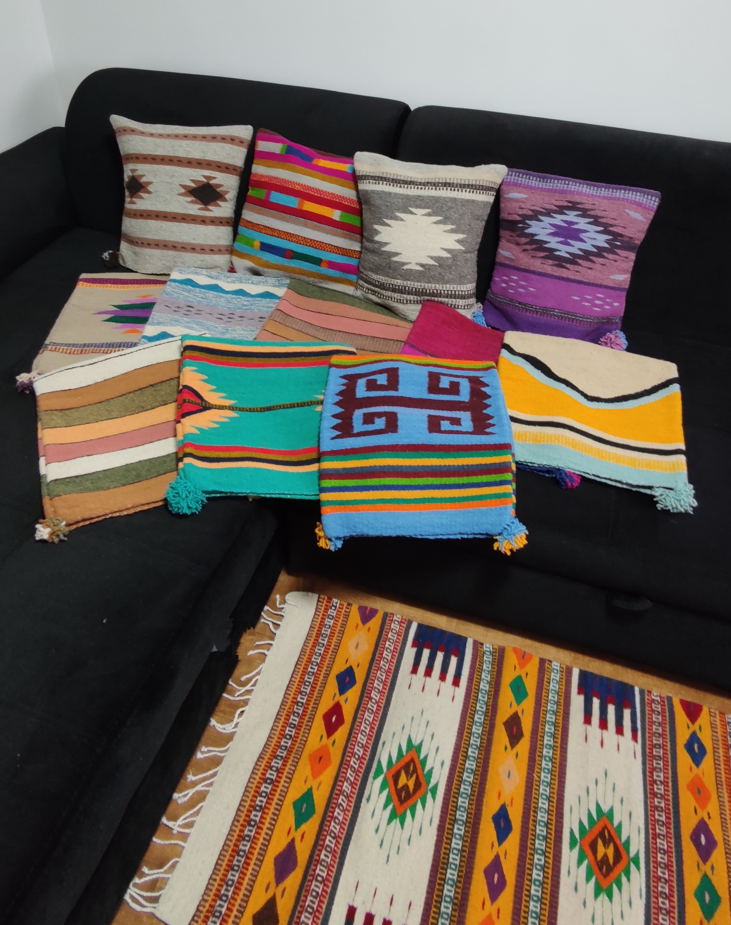 Authentic handwoven Mexican Pillowcase