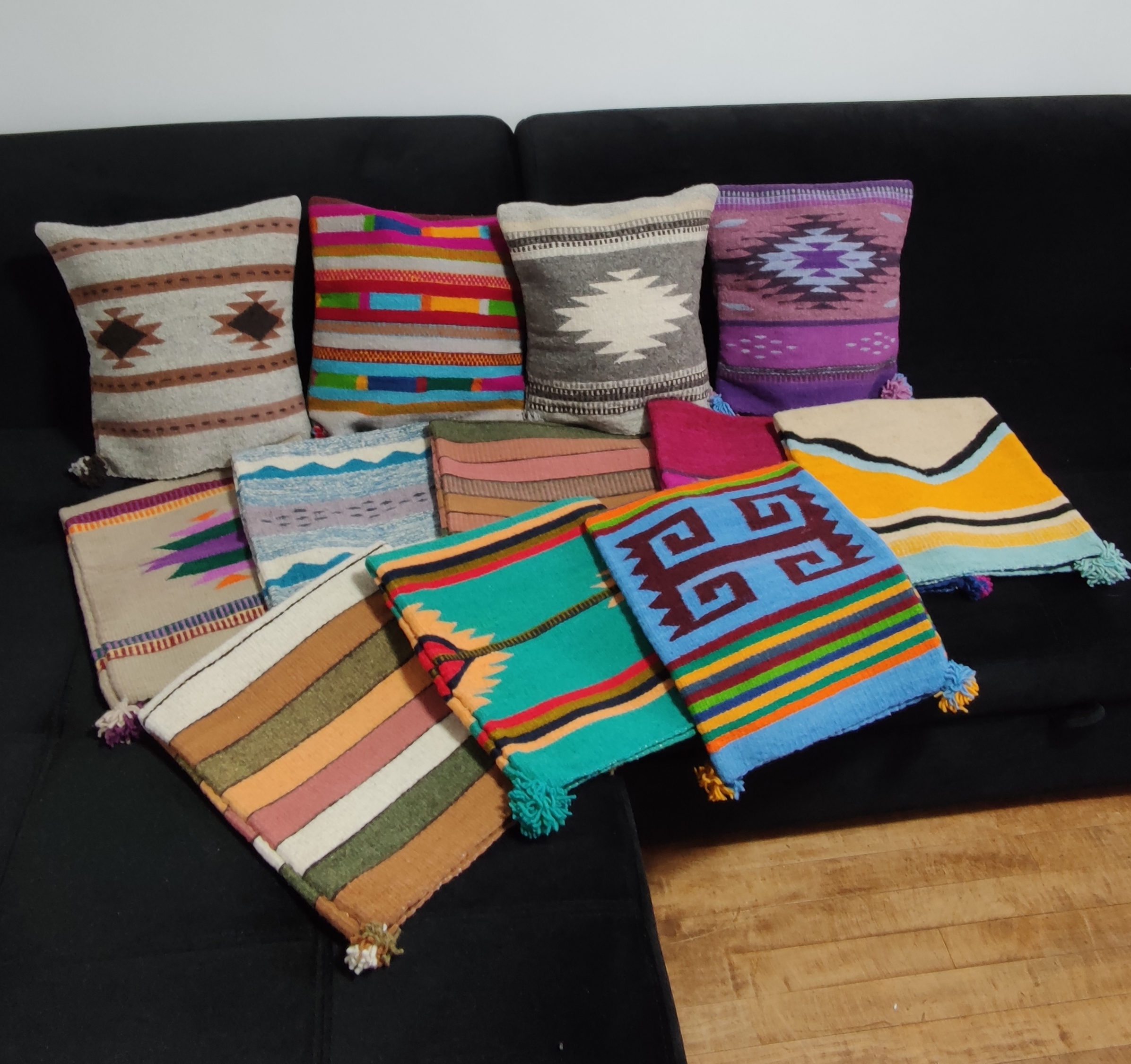 Authentic handwoven Mexican Pillowcase