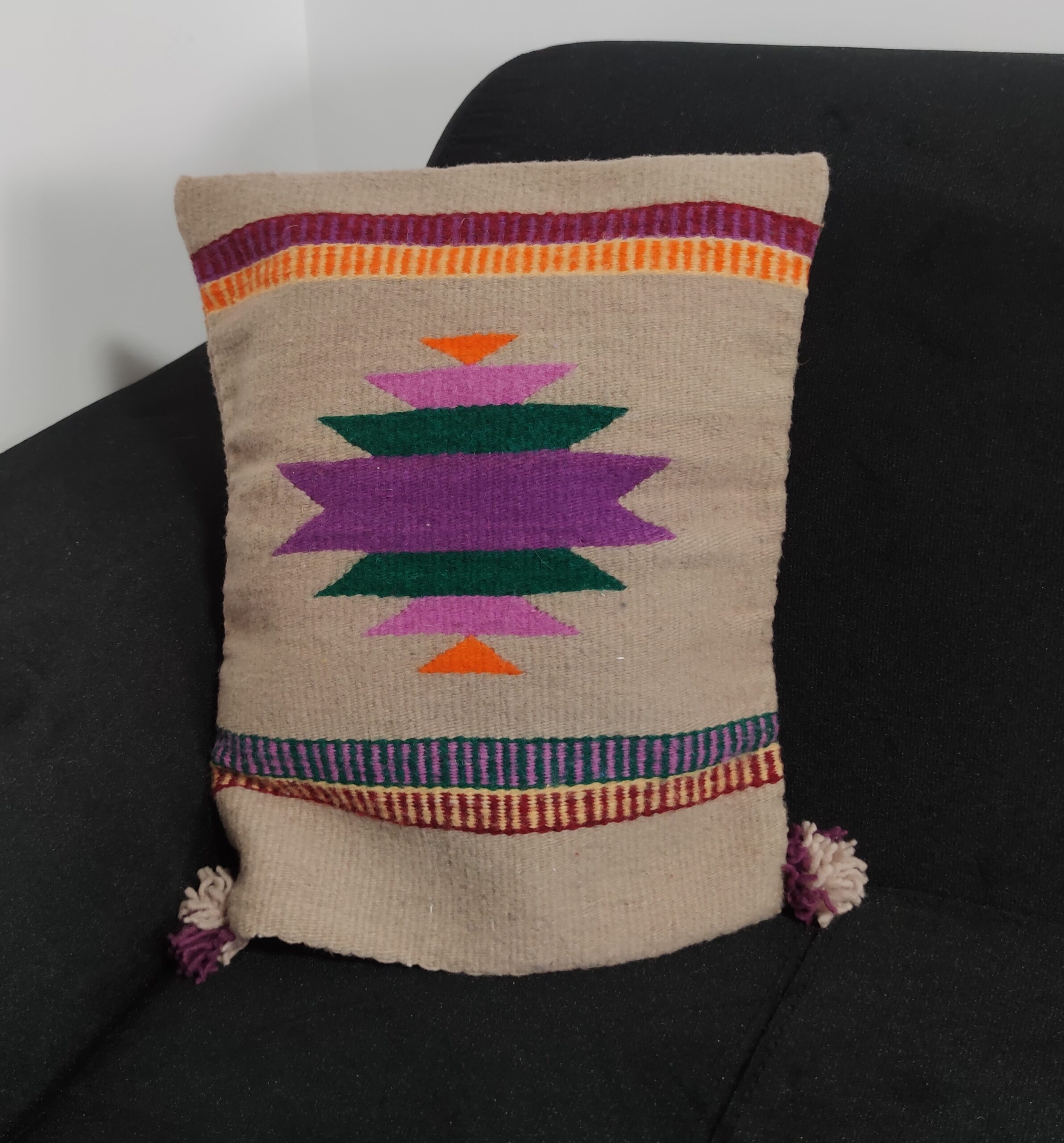 Authentic handwoven Mexican Pillowcase