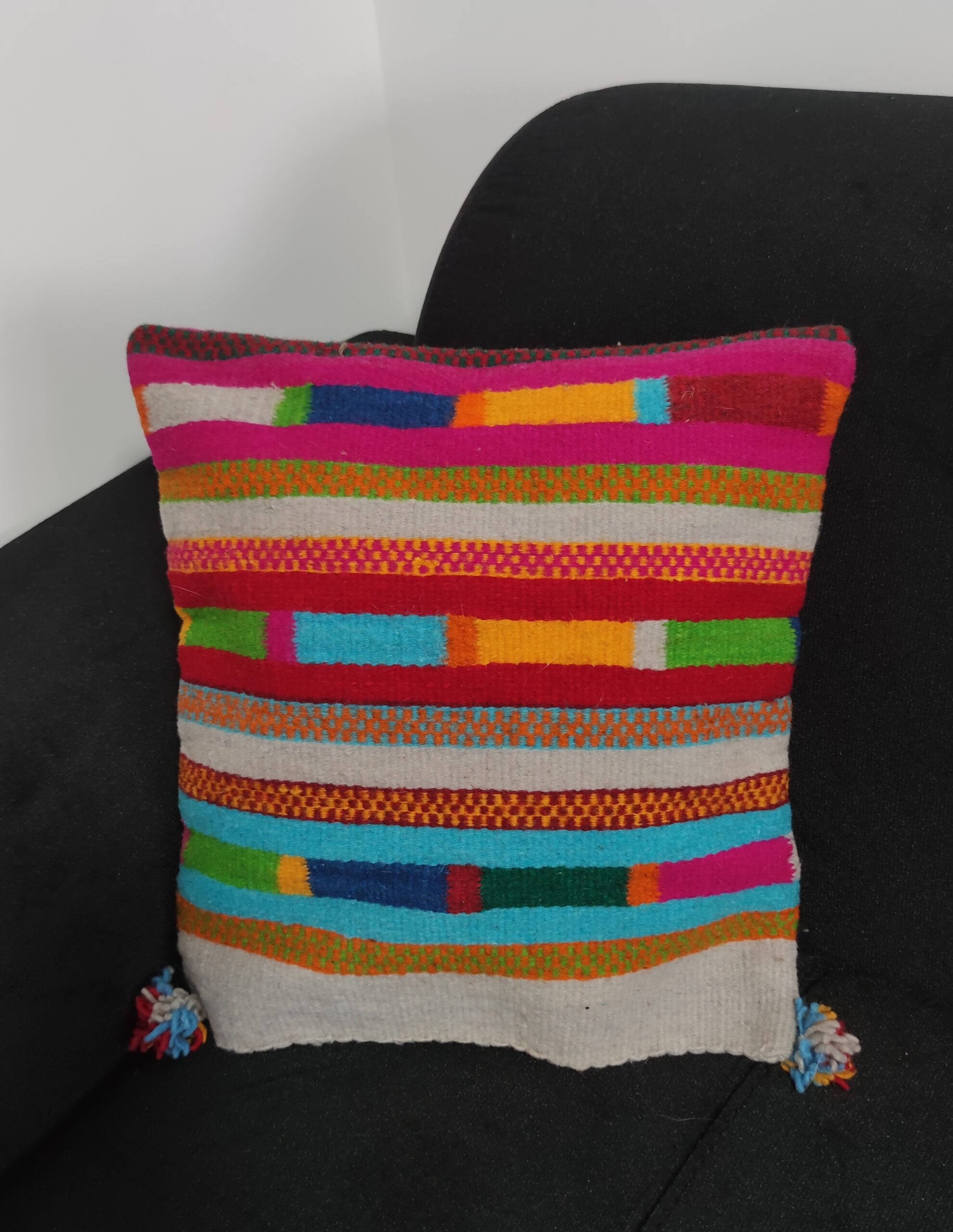 Authentic handwoven Mexican Pillowcase
