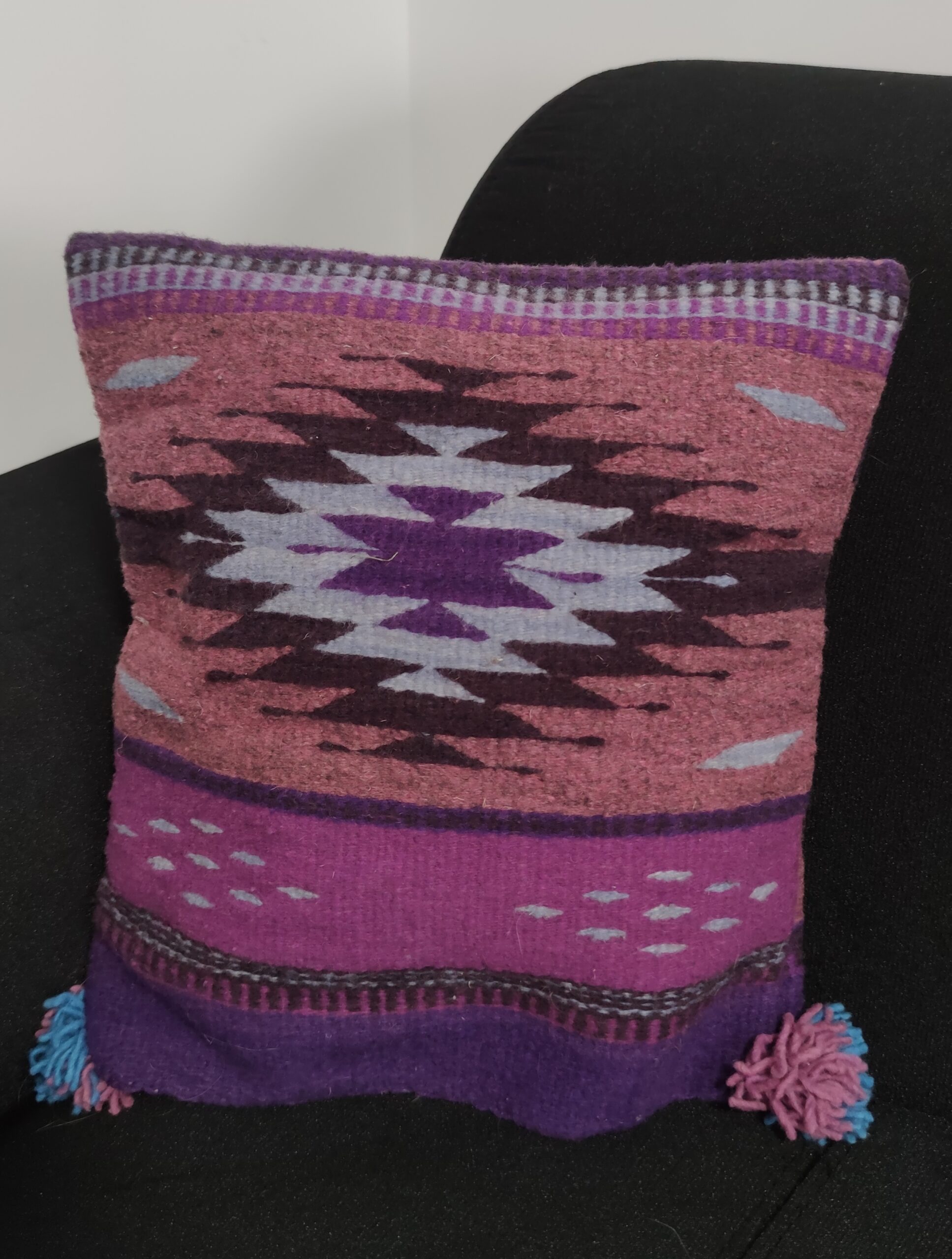 Authentic handwoven Mexican Pillowcase