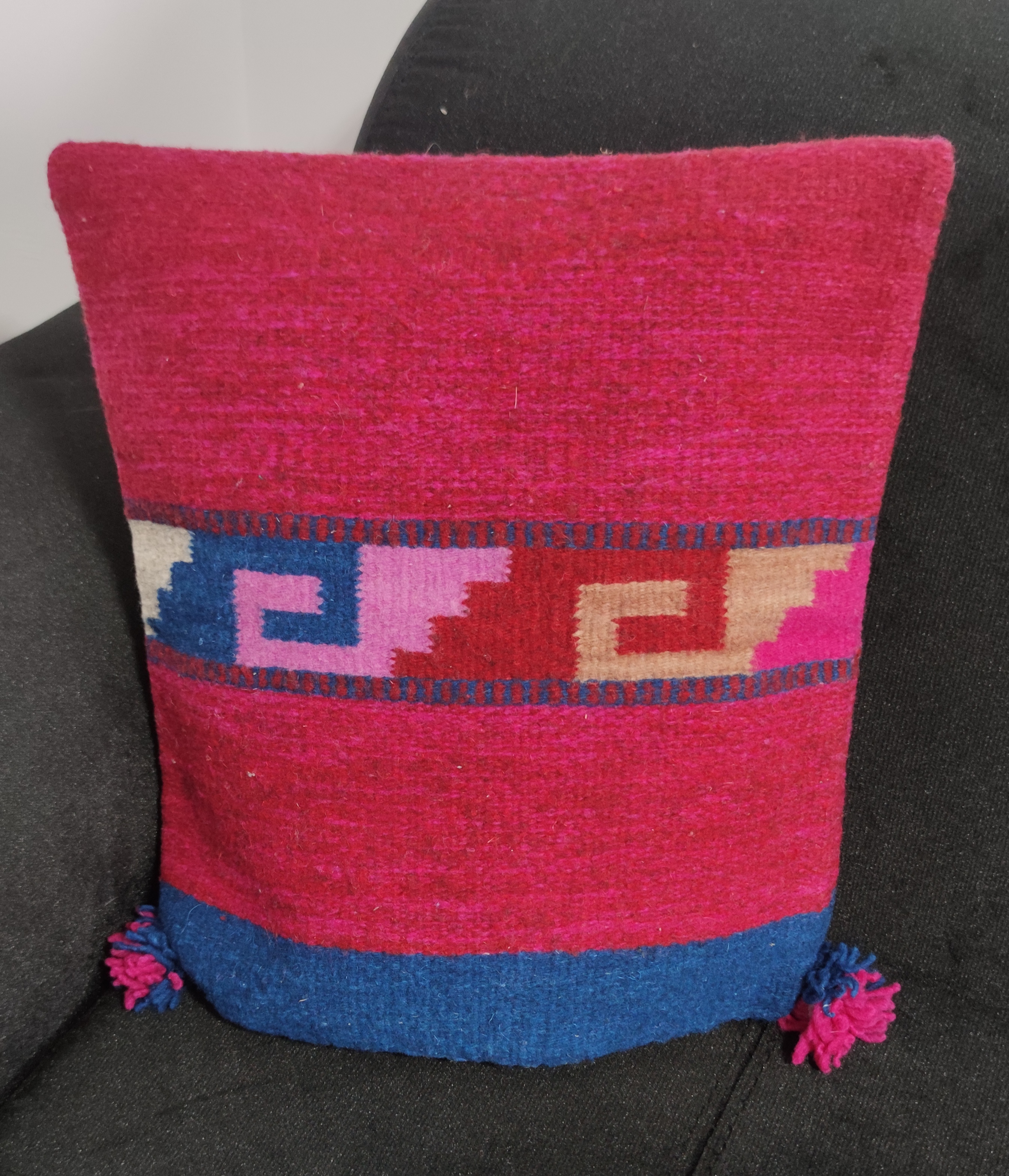 Authentic handwoven Mexican Pillowcase