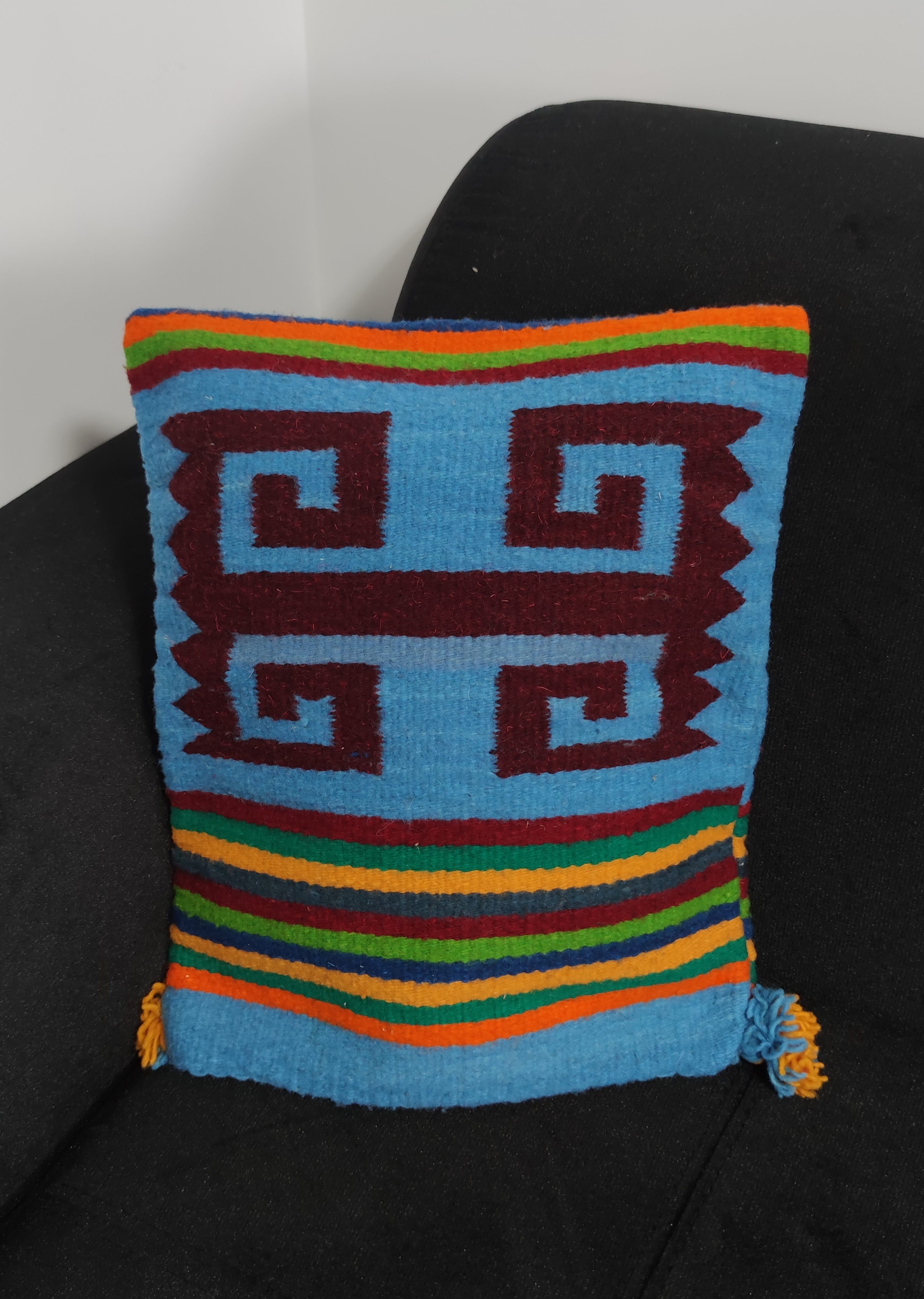 Authentic handwoven Mexican Pillowcase