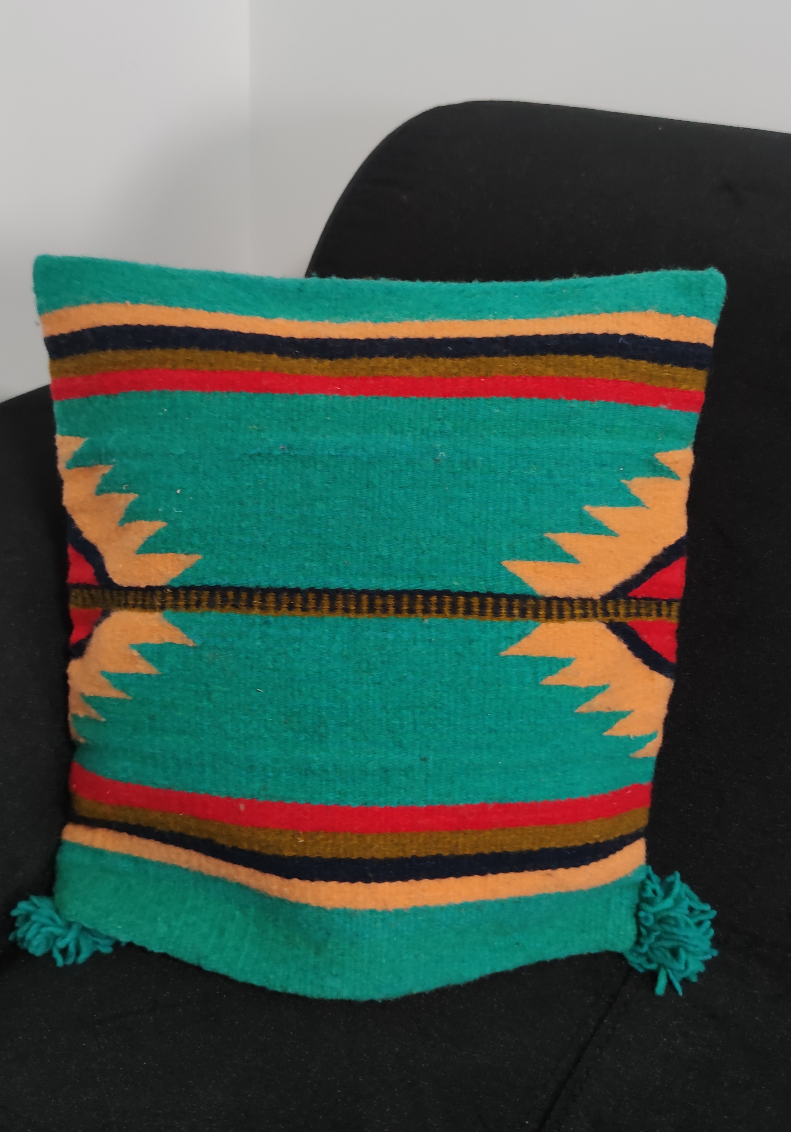Authentic handwoven Mexican Pillowcase