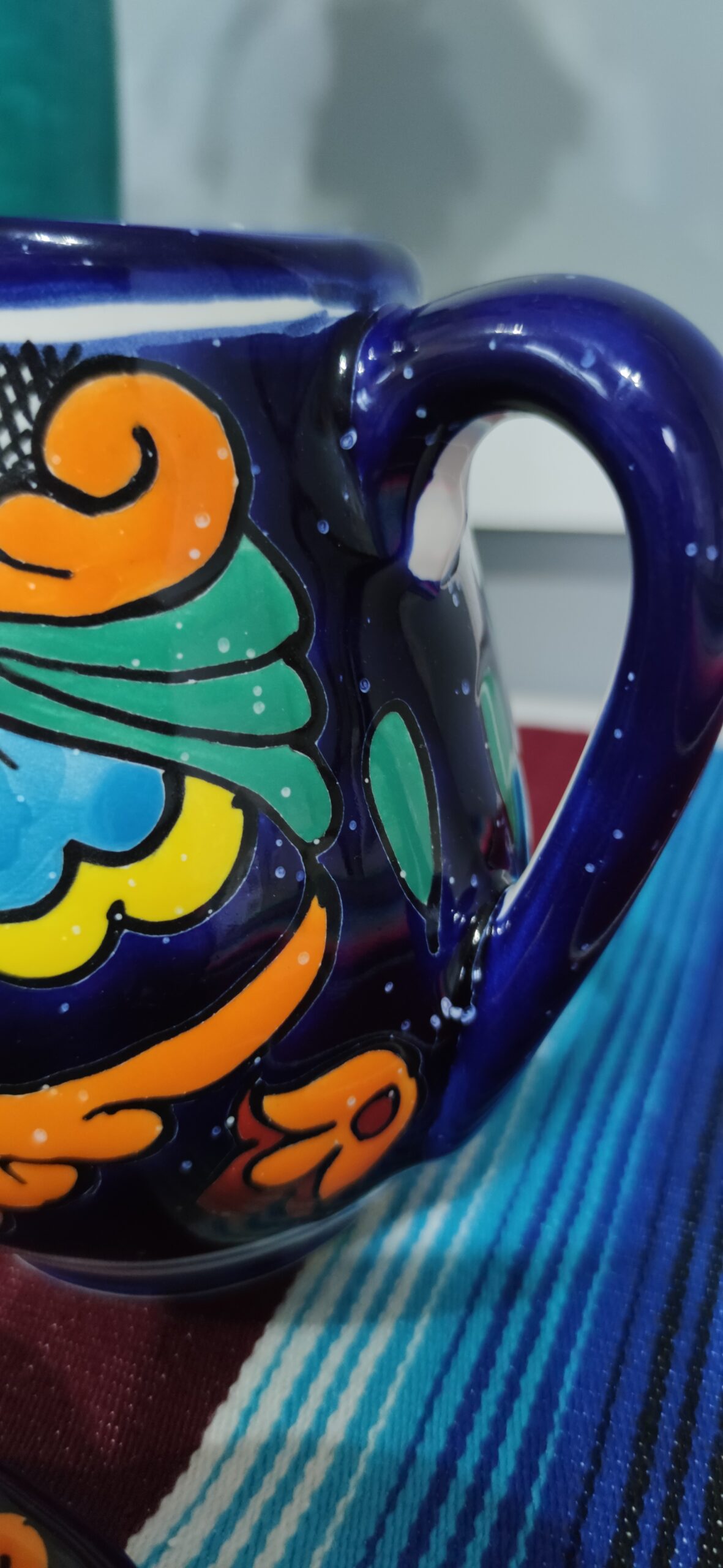 Talavera- Style Hand Painted 15 pieces Tea Set