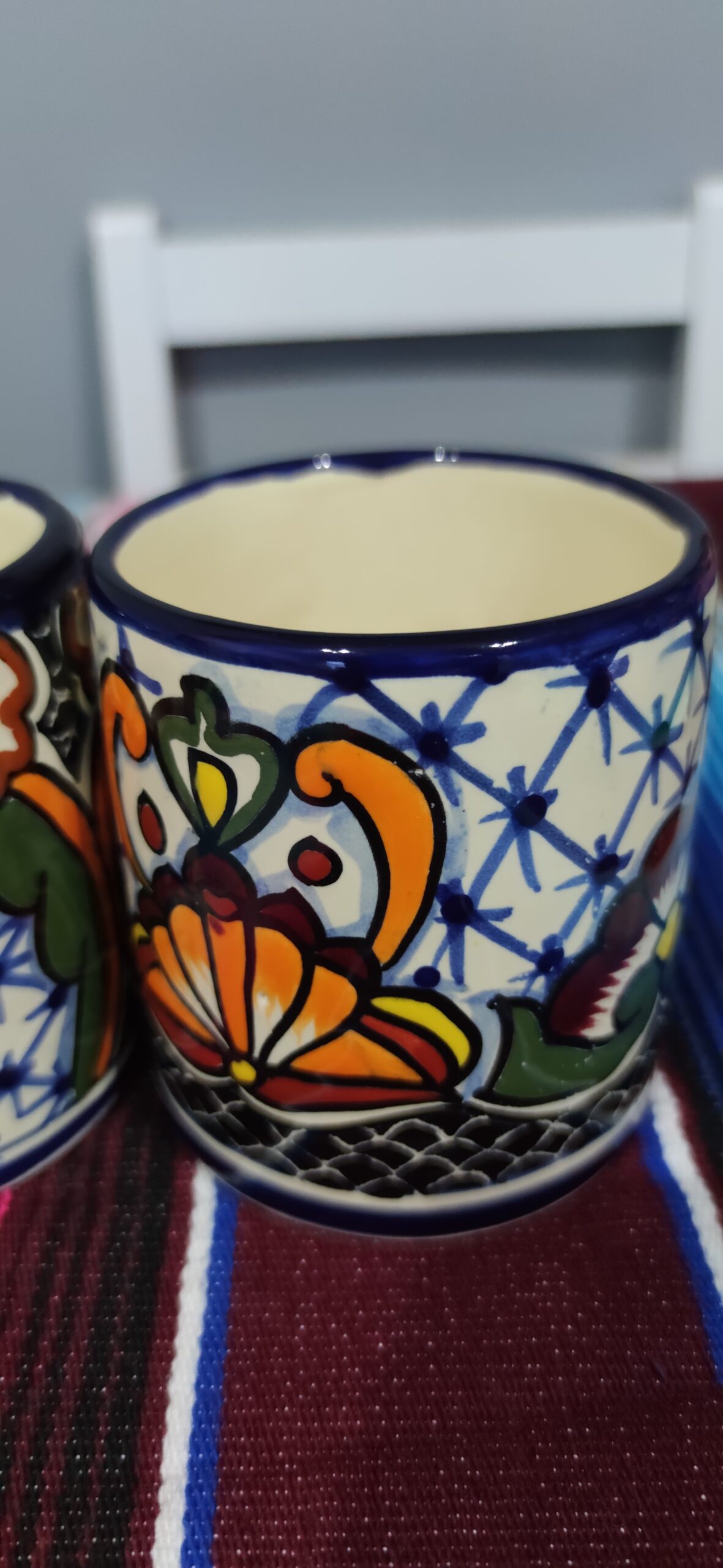 Talavera- Style Hand Painted Mug