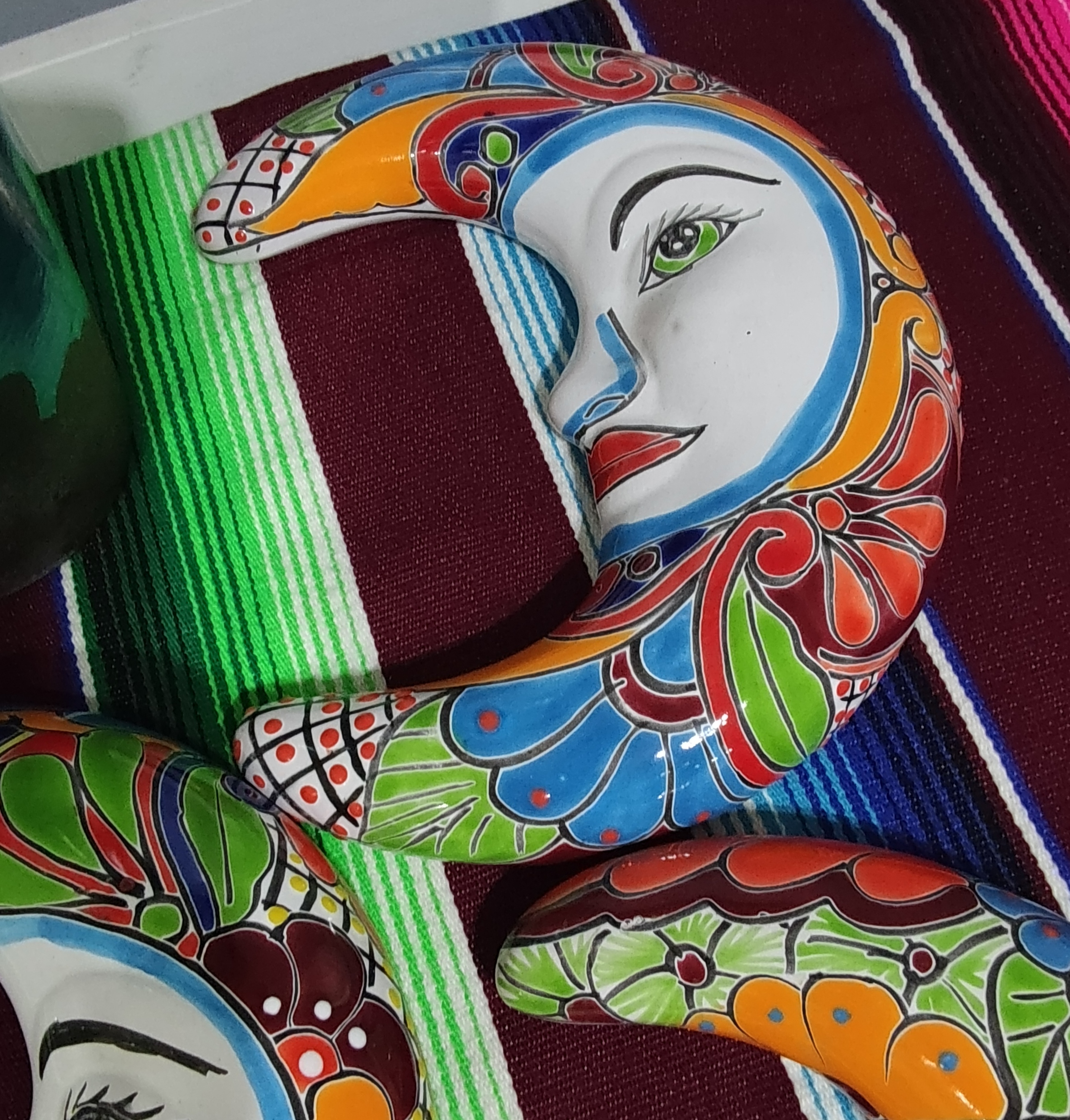 Talavera - style Moon