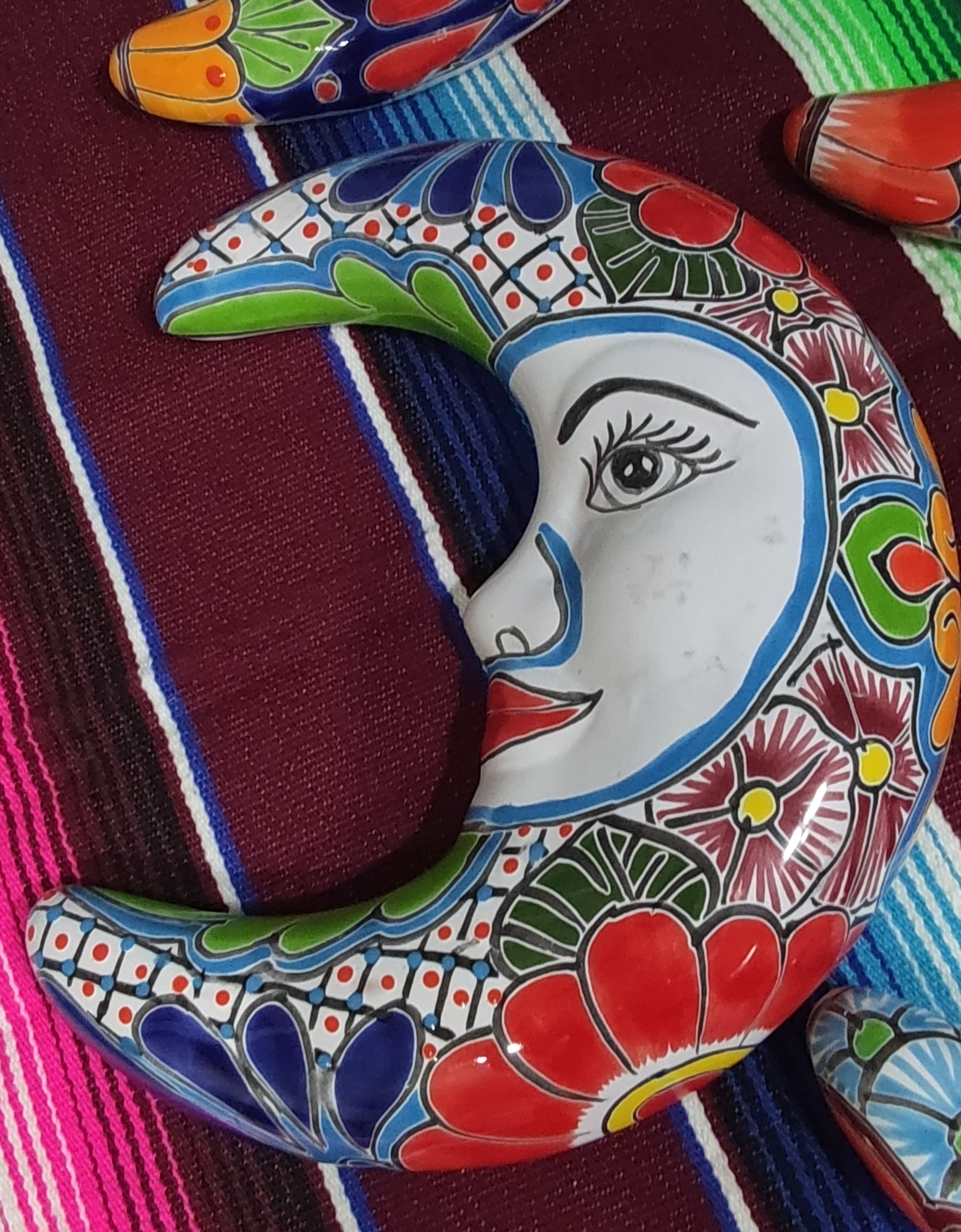 Talavera - style Moon