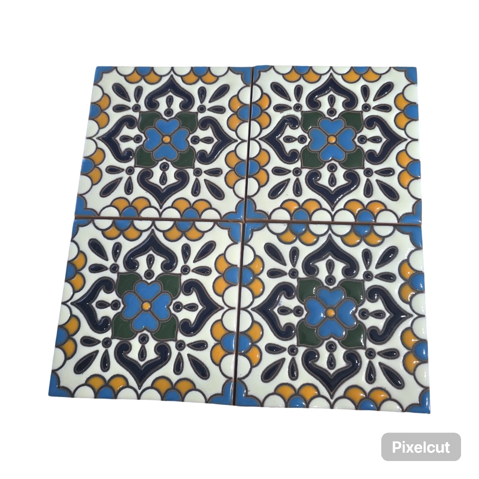 Hand-Painted Mexican Talavera Decor Tiles