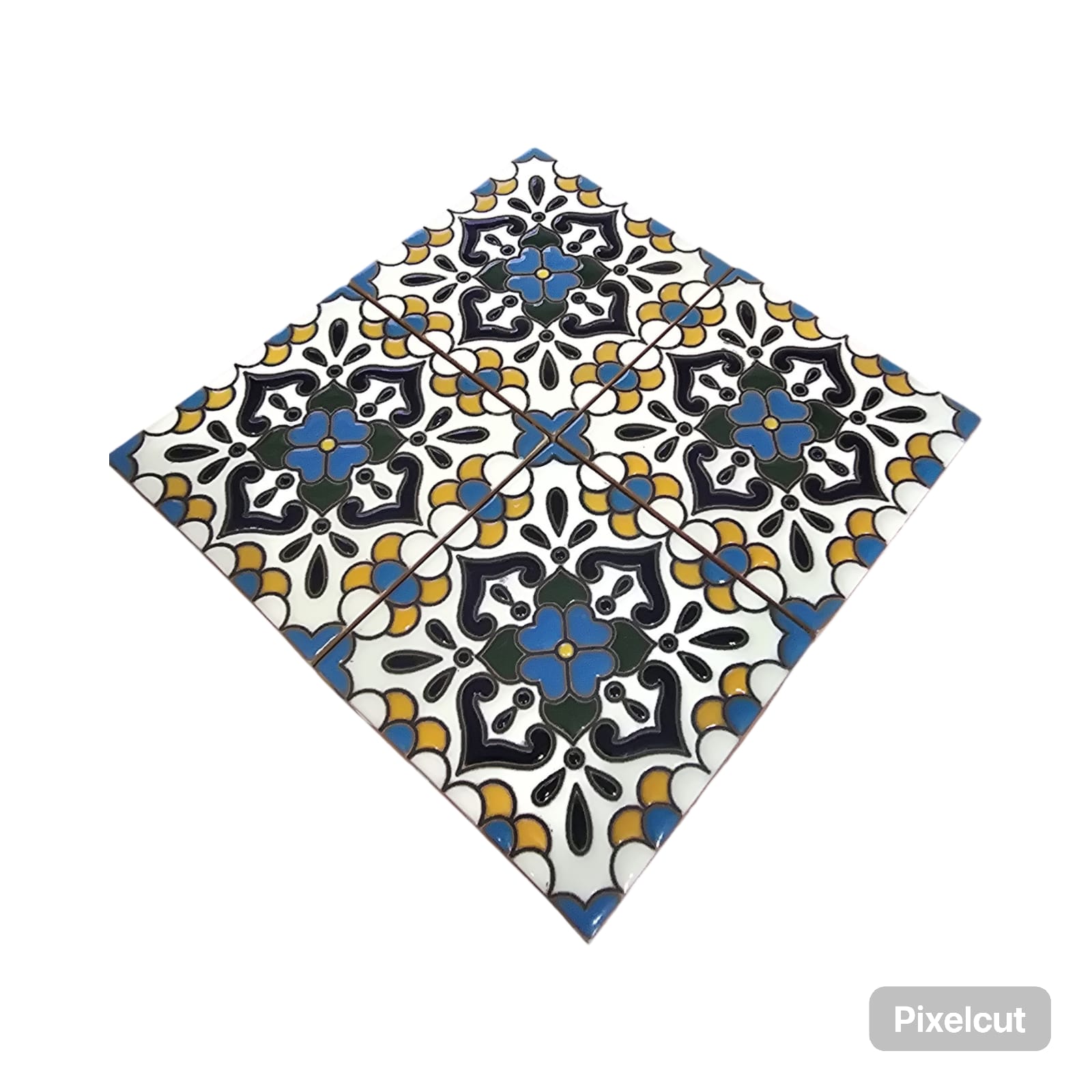 Hand-Painted Mexican Talavera Decor Tiles