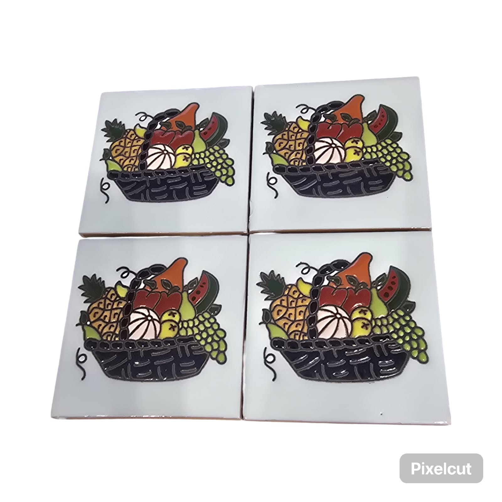 Hand-Painted Mexican Talavera Decor Tiles