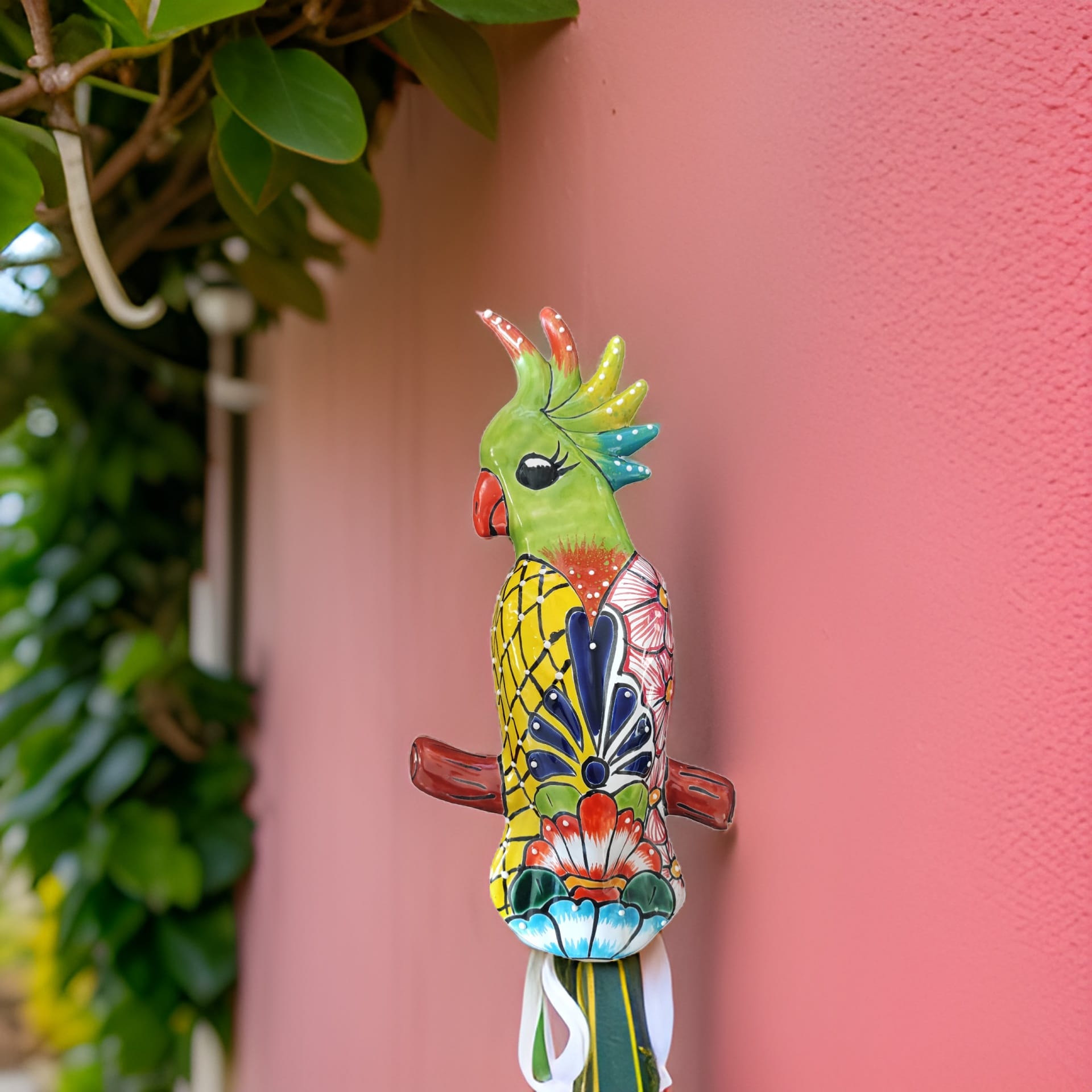 Talavera – style Parrot