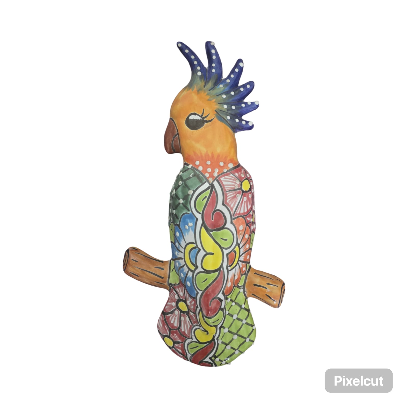 Talavera – style Parrot