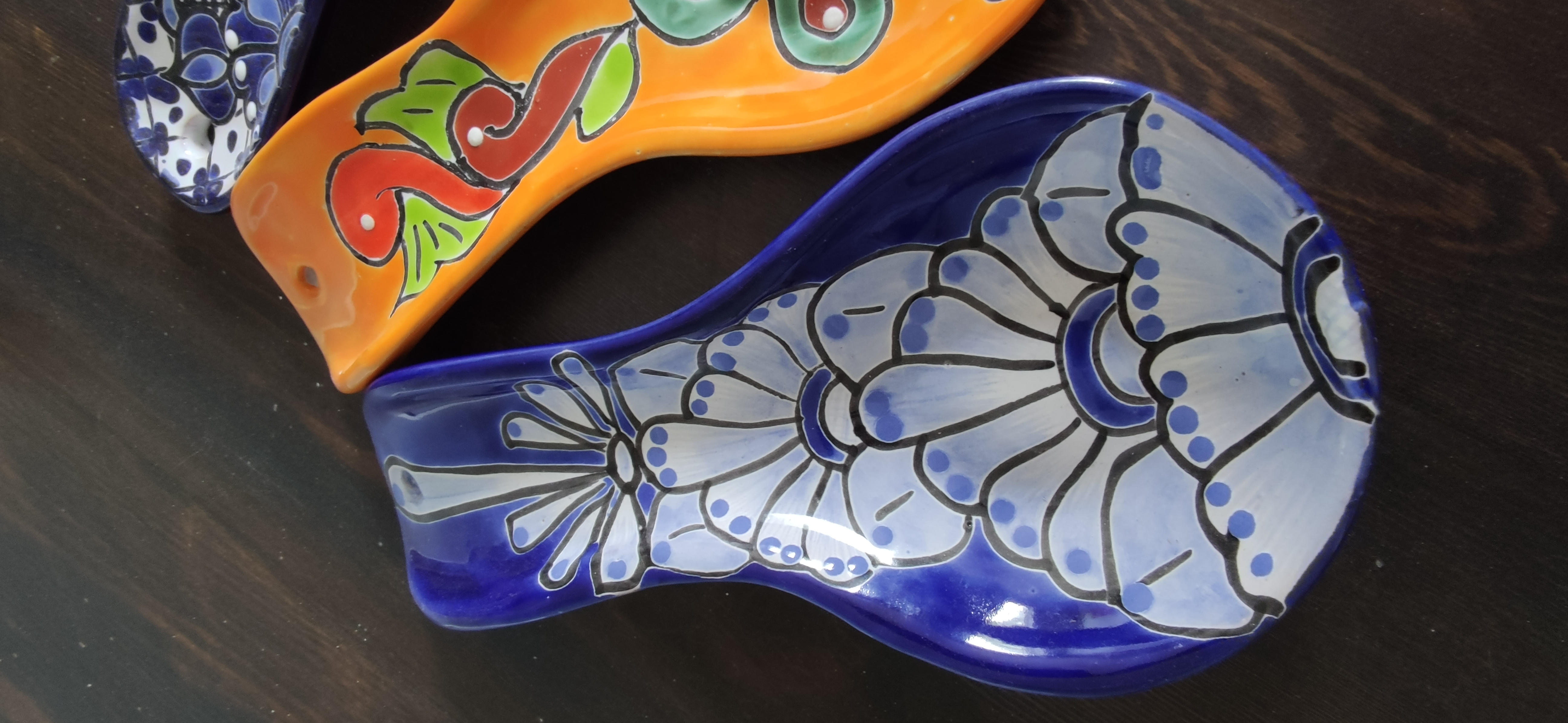 Talavera – style Spoon rest