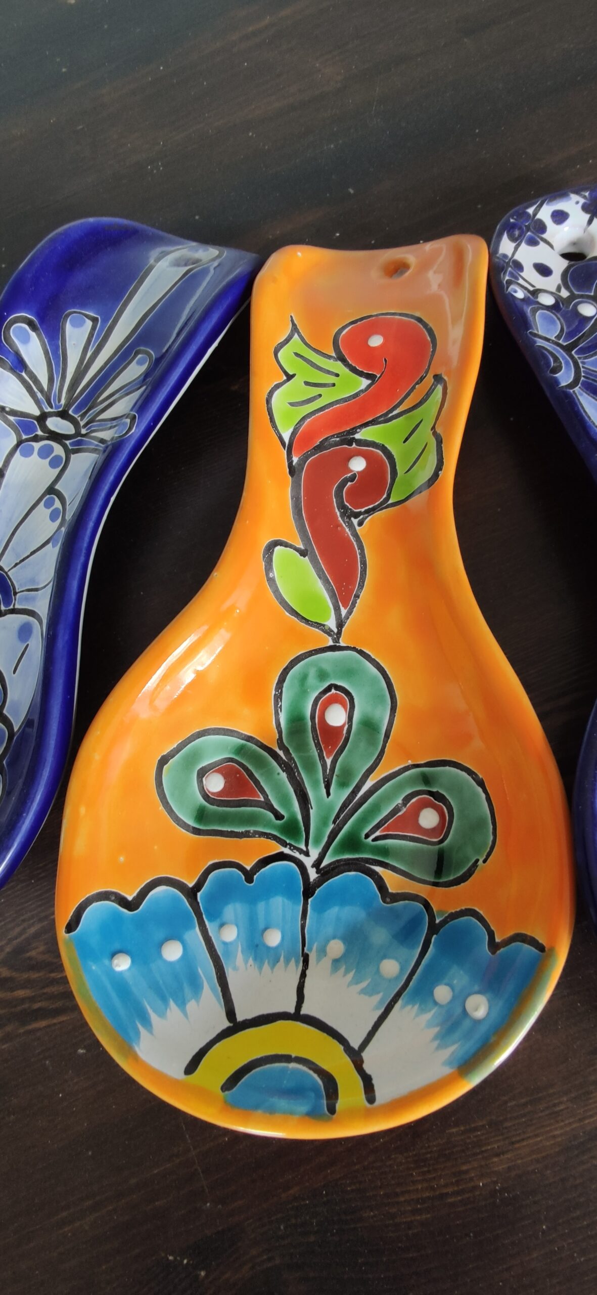 Talavera - style Spoon rest